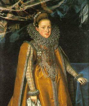 Frans The Younger Pourbus : Portrait of Maria Magdalena of Austria